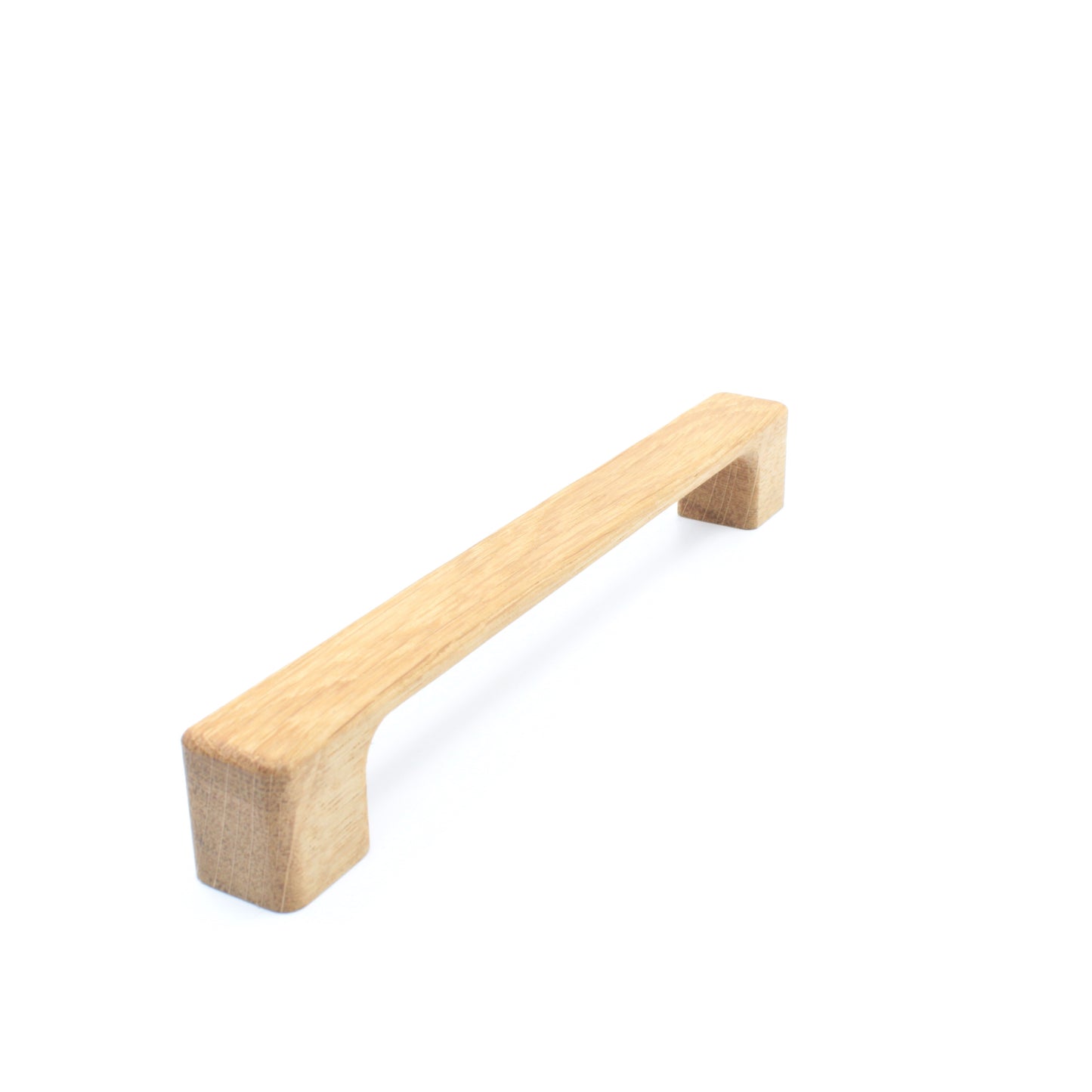 Poignée de meuble en bois de chêne 253 avec courbes