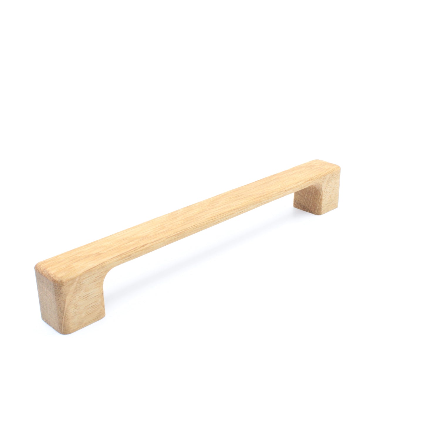 Poignée de meuble en bois de chêne 253 avec courbes