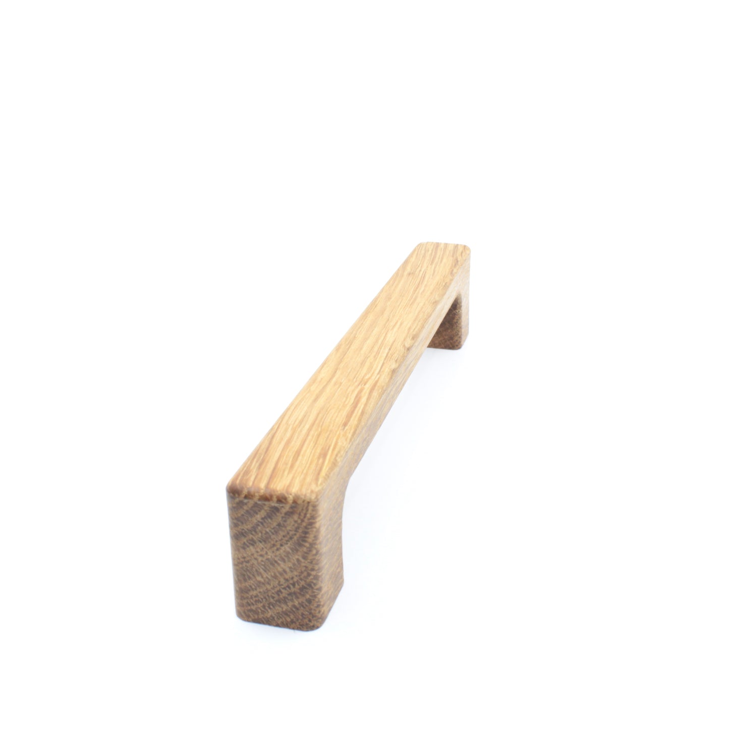 Poignée de meuble en bois de chêne 253 avec courbes
