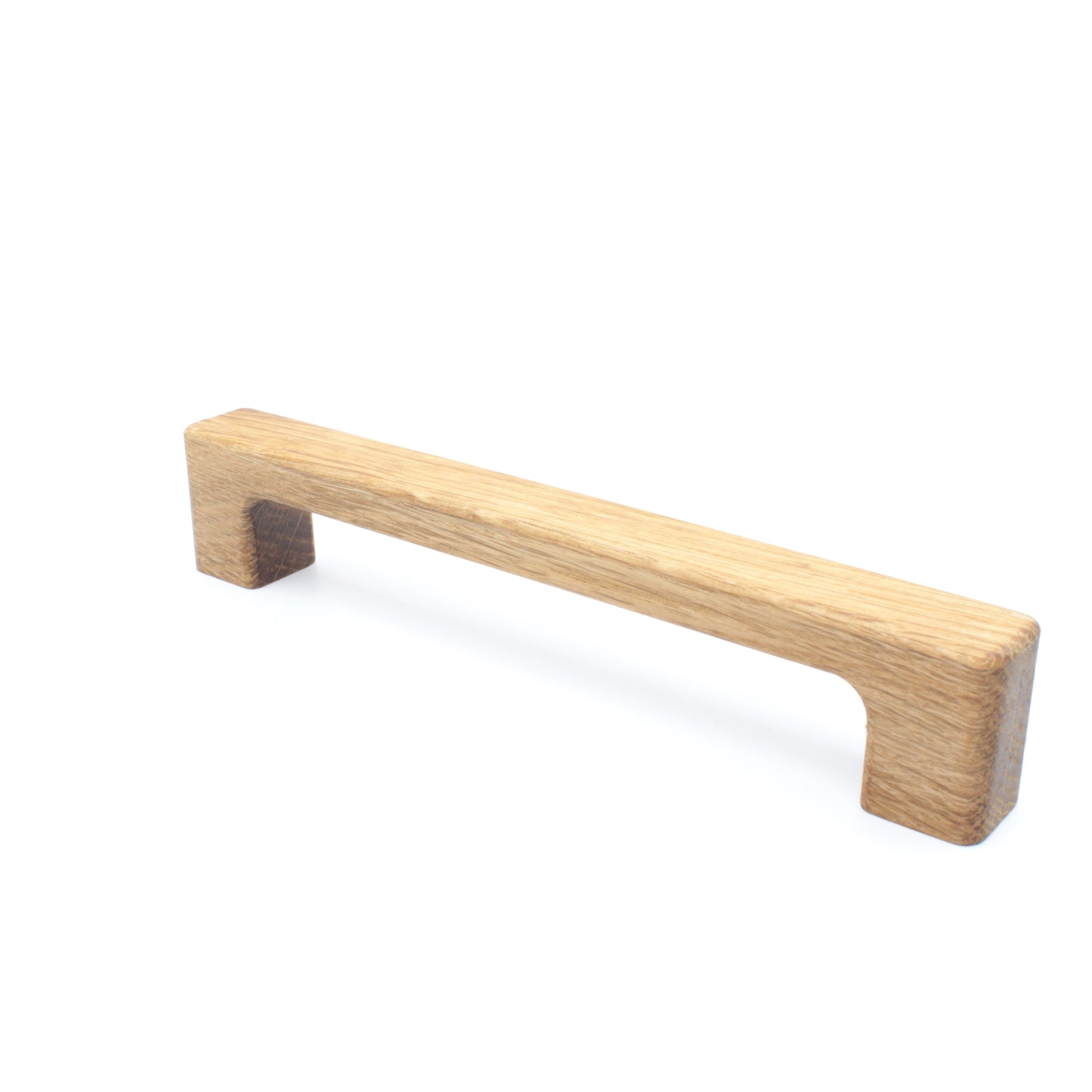 Poignée de meuble en bois de chêne 253 avec courbes