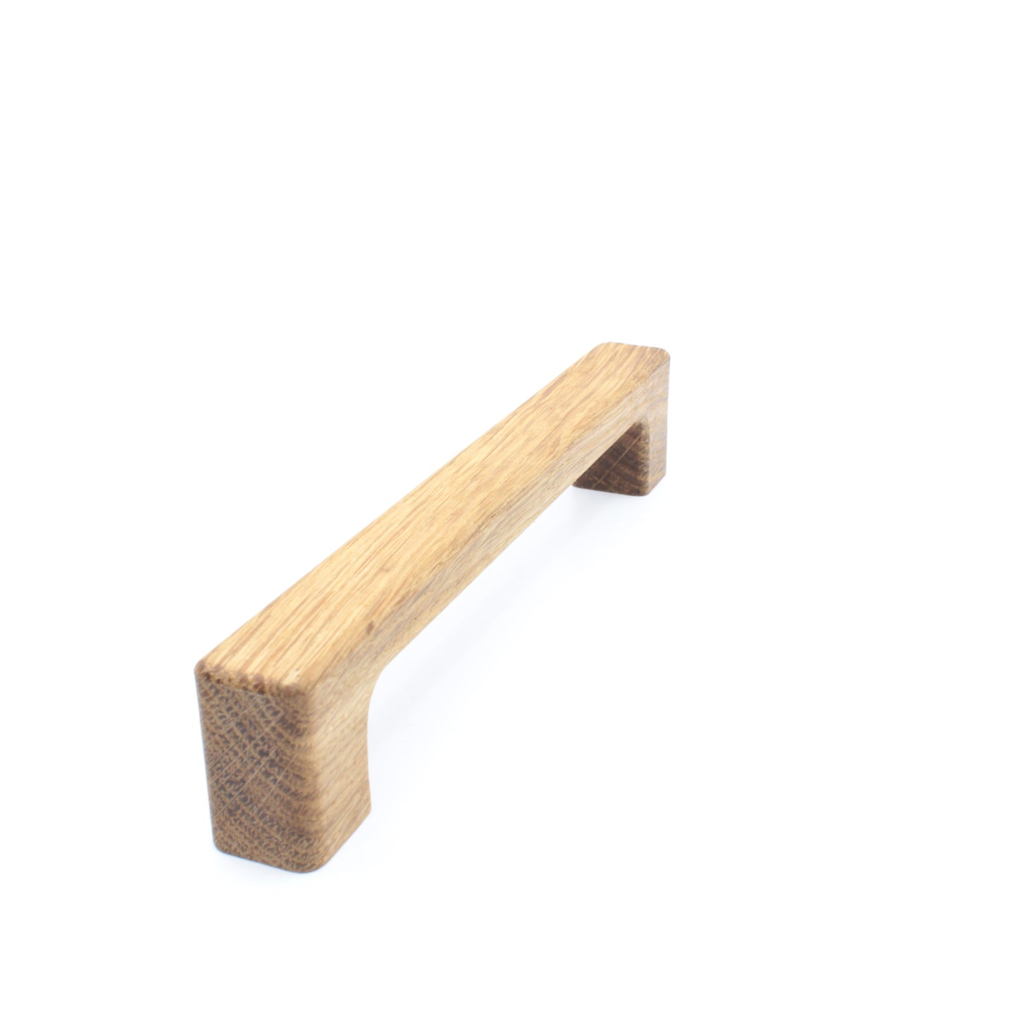 Poignée de meuble en bois de chêne 253 avec courbes