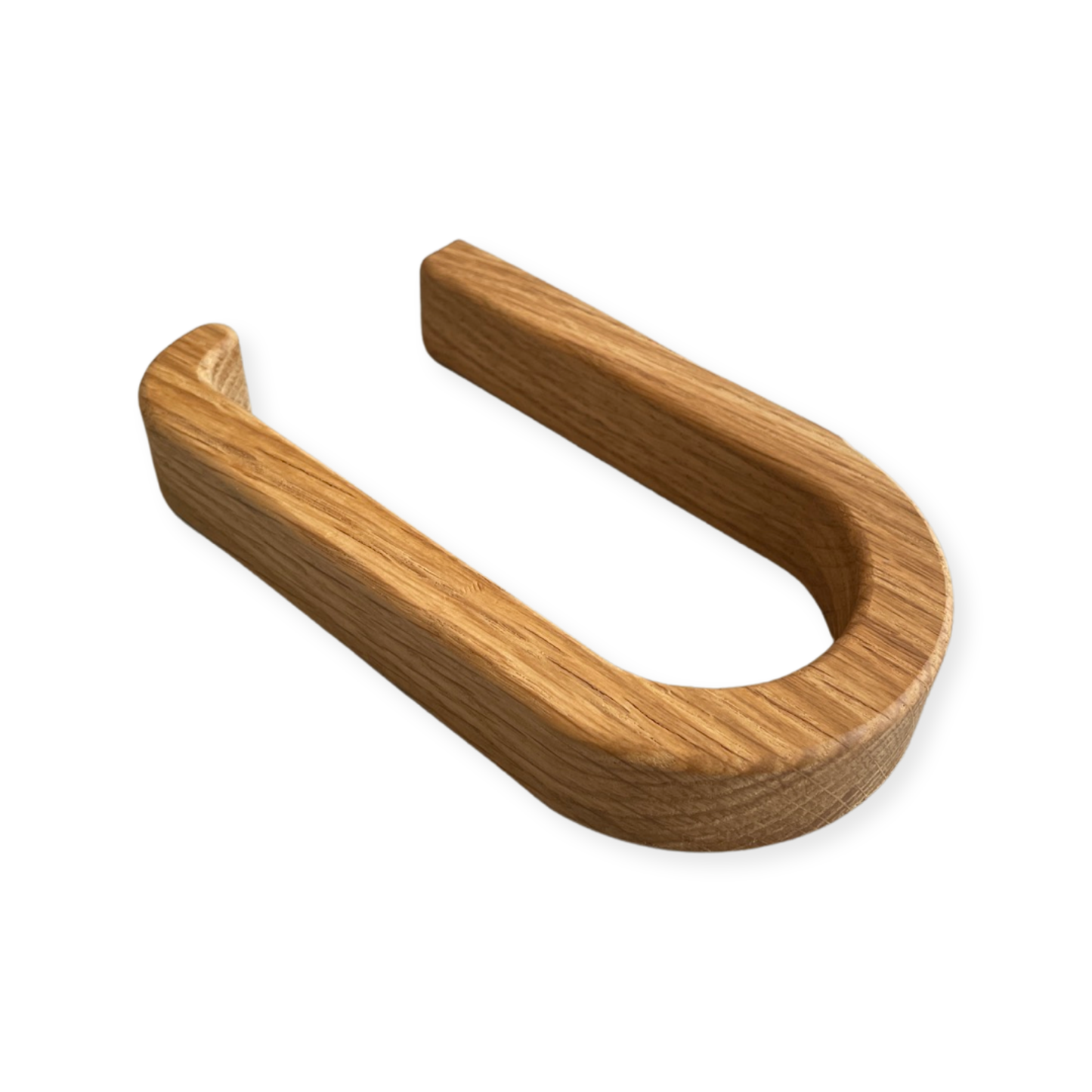 Eiche Holz Toilettenpapierhalter Rundes Design.