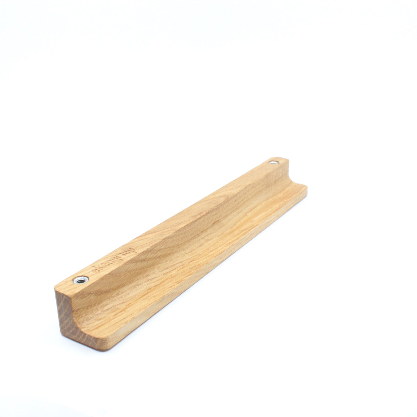 Poignée de meuble en bois de chêne 203 Barre de poignée avec courbe