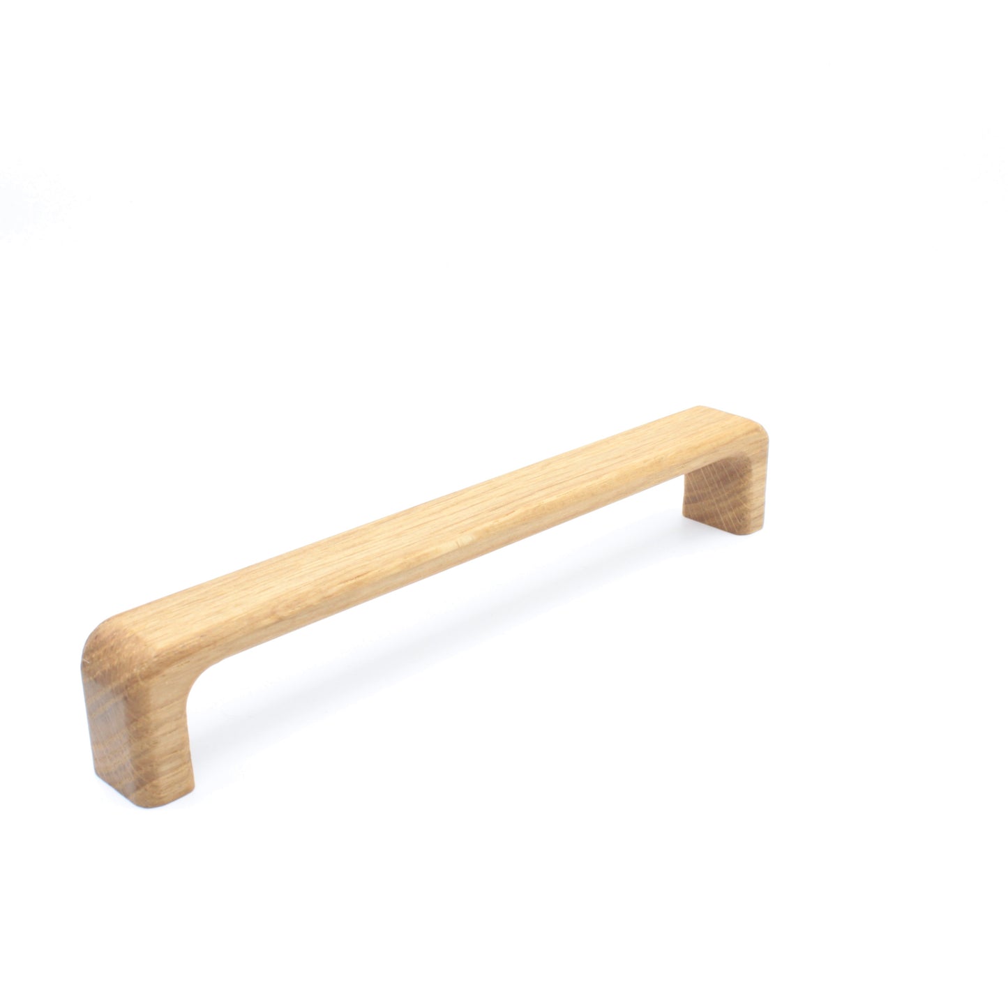 Poignée de meuble en bois de chêne 253 avec courbes