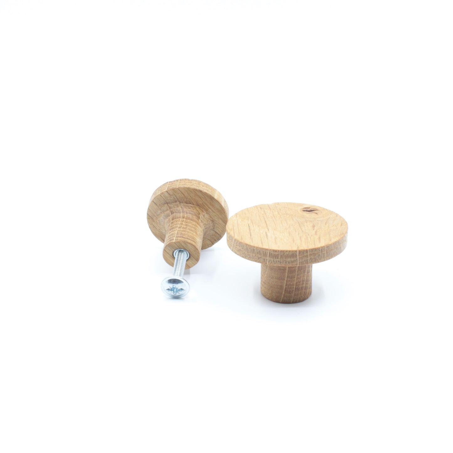 Poignée bouton en bois de chêne 103