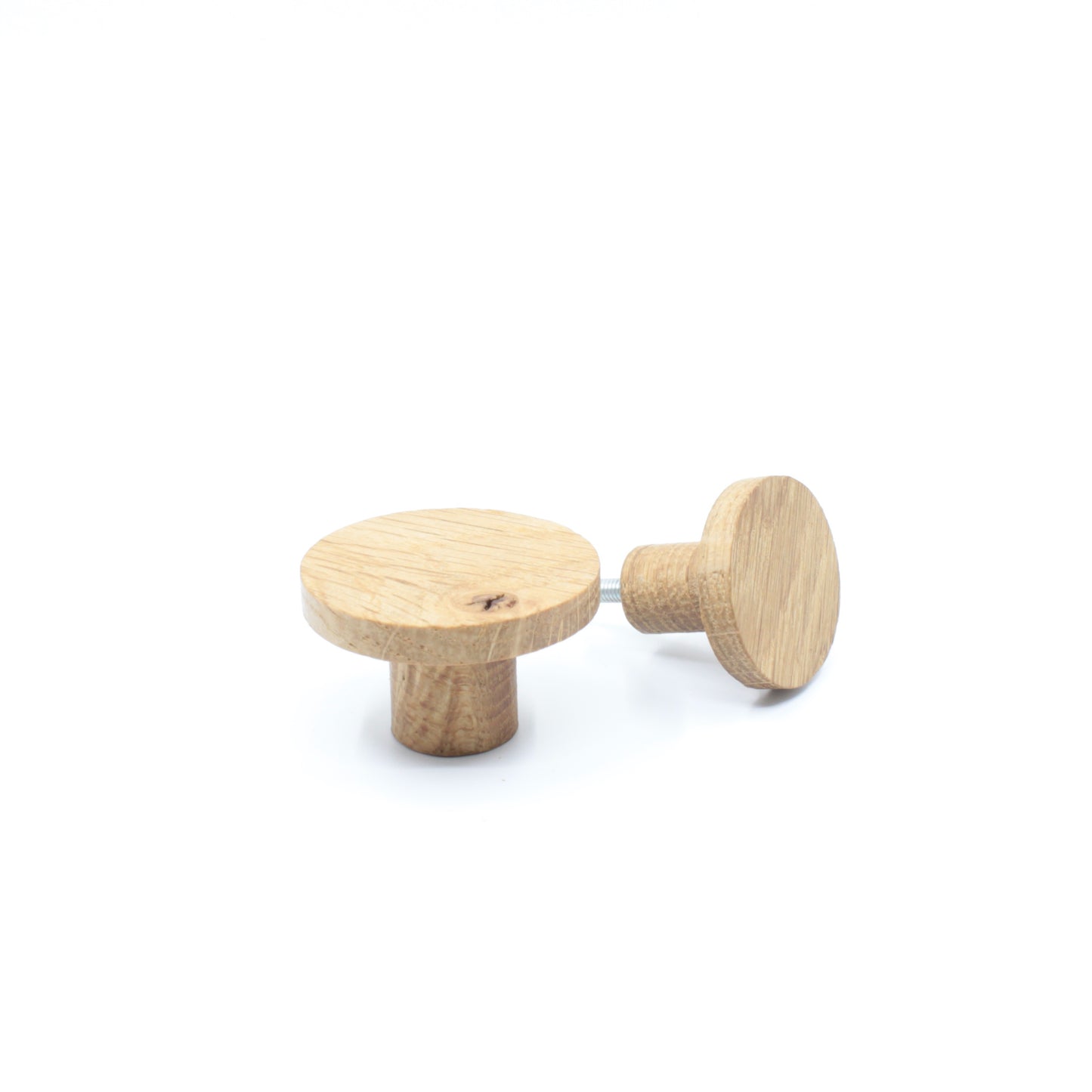 Poignée bouton en bois de chêne 103