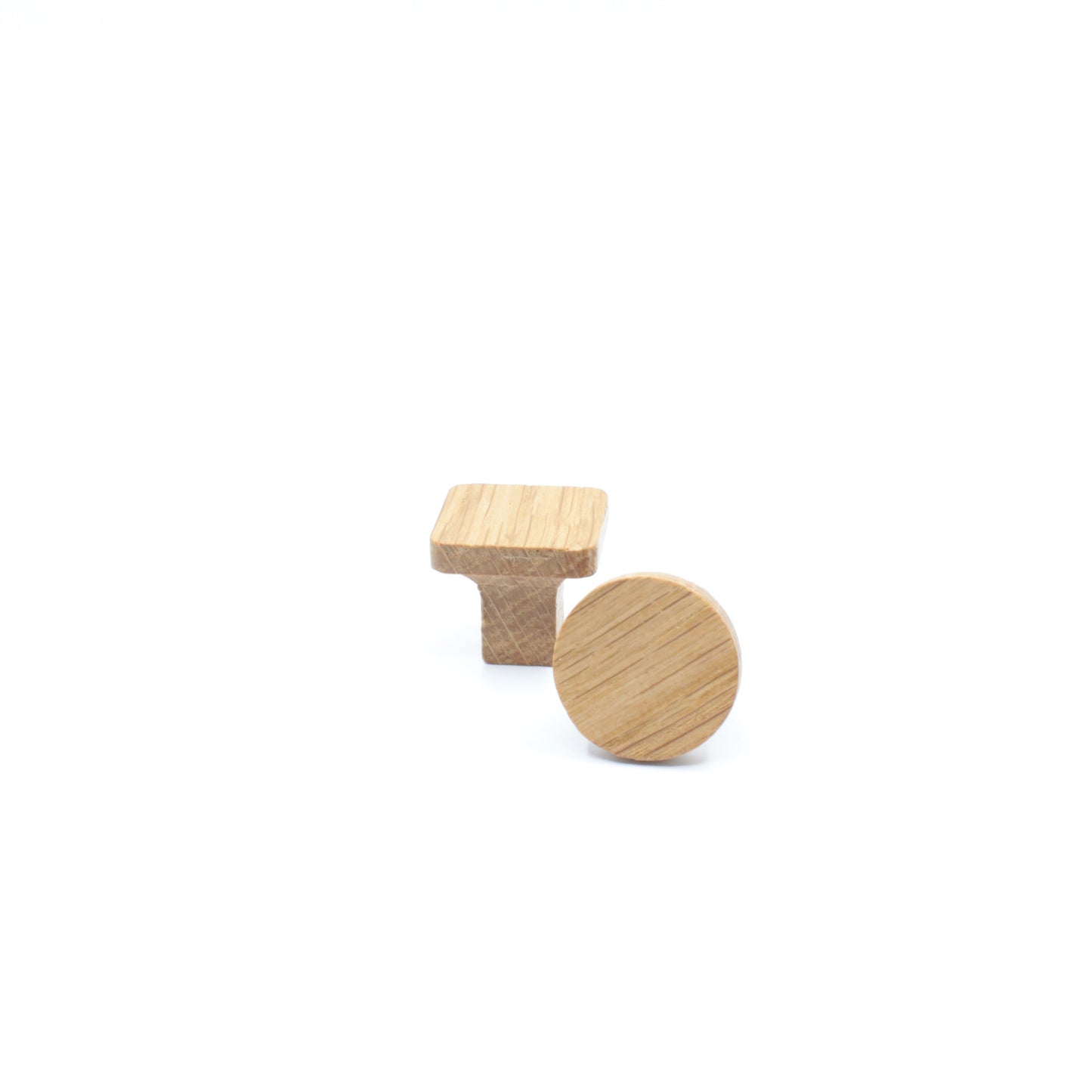 Poignée bouton en bois de chêne 123