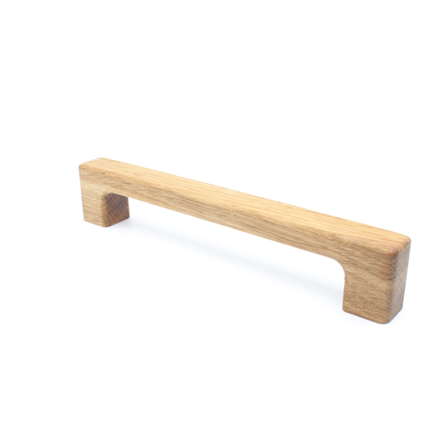 Poignée de meuble en bois de chêne 253 avec courbes